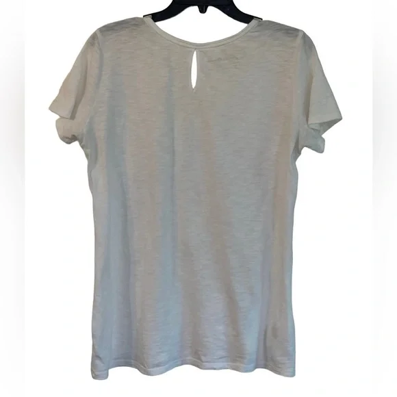 Eddie Bauer white cotton embroidered too. Size medium GUC - Picture 2 of 5